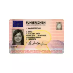 AUSTRIAN DRIVER’S LICENSE AUSTRIAN DRIVER’S LICENSE