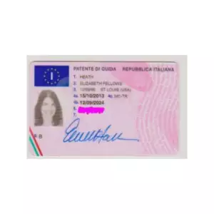 ITALIAN DRIVER’S LICENSE ITALIAN DRIVER’S LICENSE