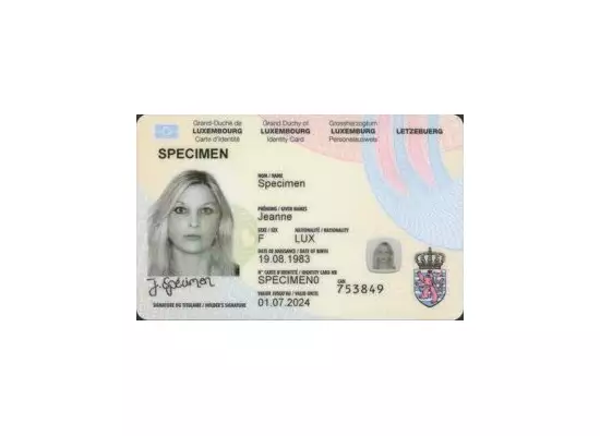 LUXEMBOURG ID CARD LUXEMBOURG ID CARD